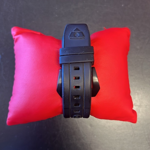 Swiss Legend Men’s Trimix Diver Watch. Black Face, Dial, and Rubber Band. NICE! - Picture 3 of 7